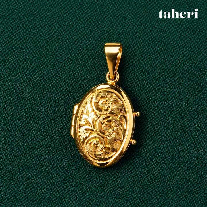 Ali Red and Green Enamel Taweez II by TAHERI, view 2