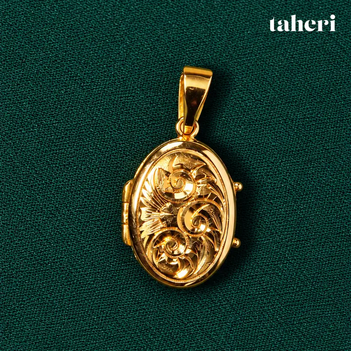 Ali Red Enamel Taweez III by TAHERI, view 2