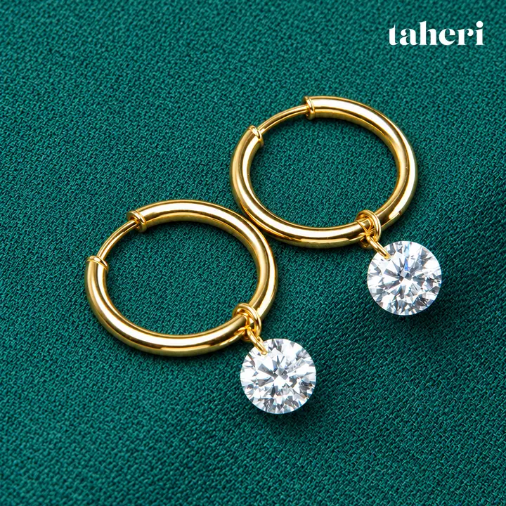 Diamond Solitaire Drop Bali by TAHERI, view 2