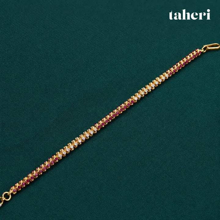 Ruby Two-Row Bracelet by TAHERI