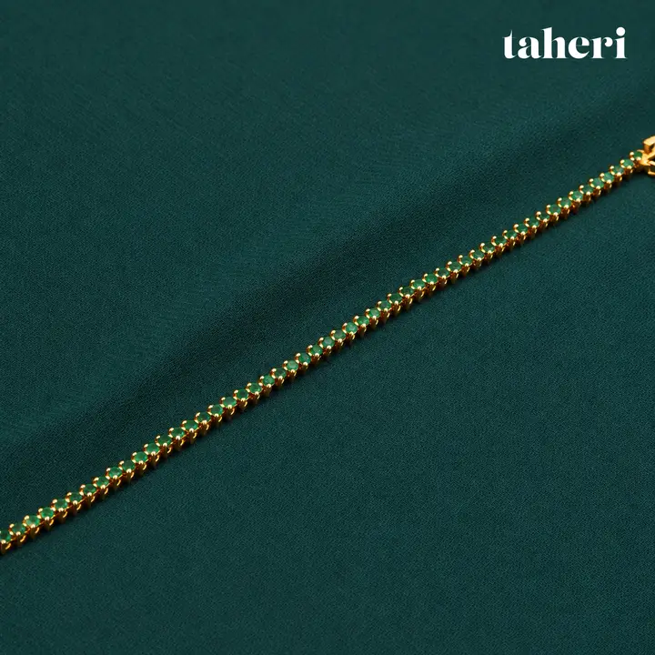 Emerald Tennis Bracelet by TAHERI