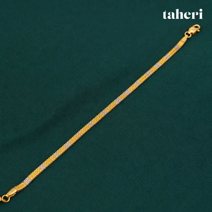 Two-Tone Segment Chain Bracelet by TAHERI