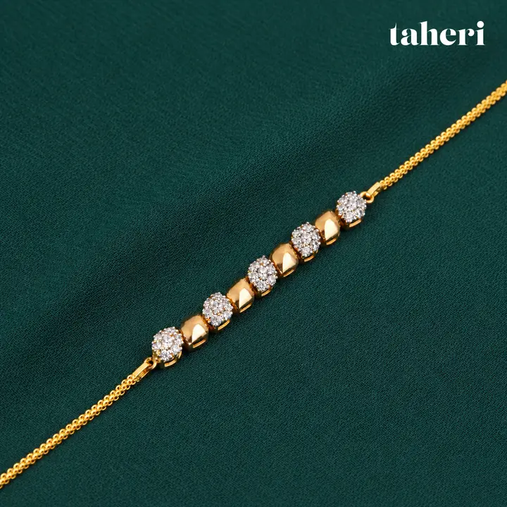 Pavé Cluster Link Bracelet by TAHERI