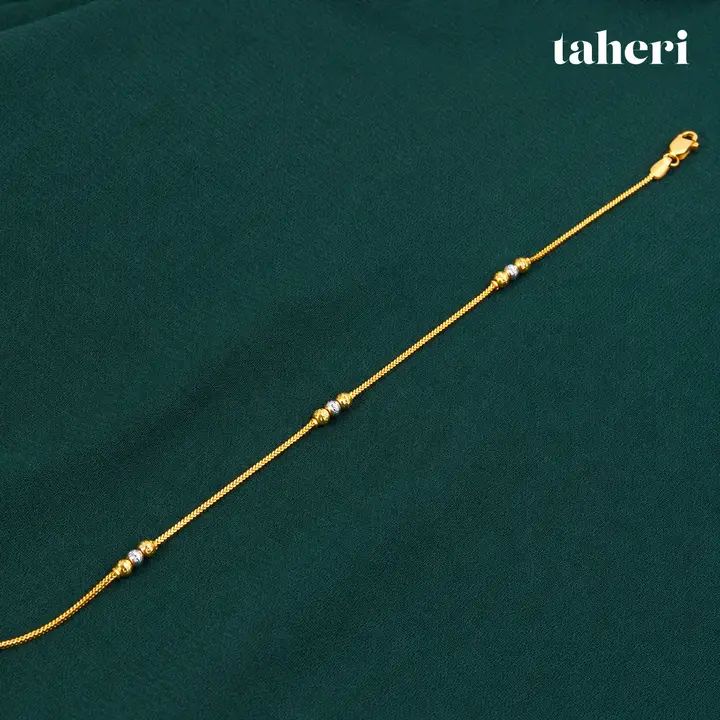 Two-Tone Bead Chain Bracelet by TAHERI