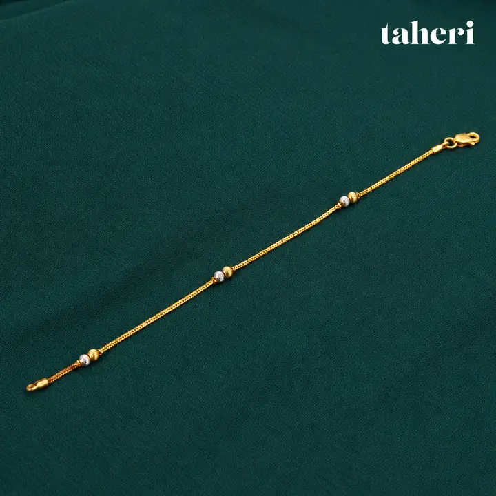 Two-Tone Bead Chain Bracelet II by TAHERI