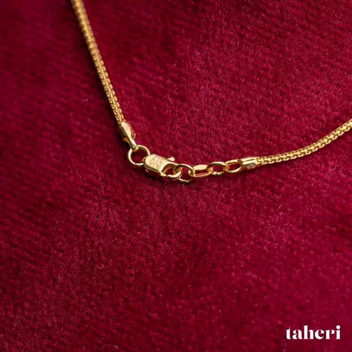 21k Yellow Gold Chain design 25 by TAHERI