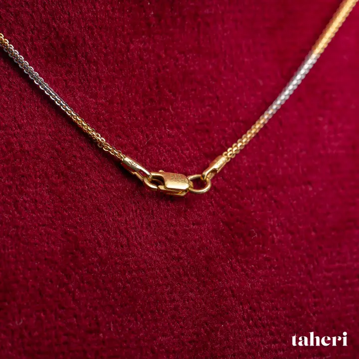 21k Two-Tone Gold Chain design 29 by TAHERI