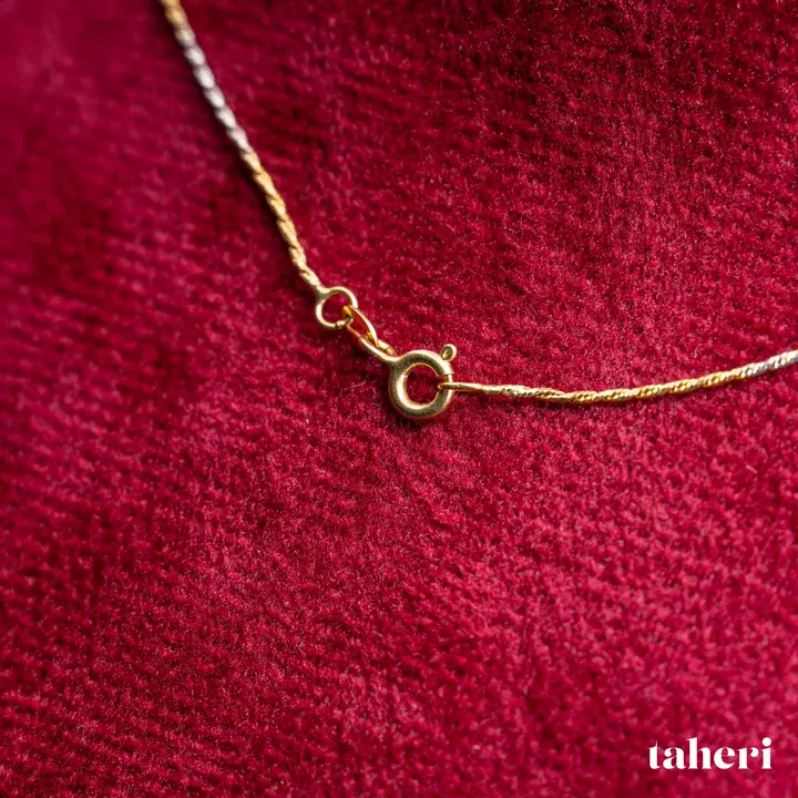 21k Two-Tone Gold Chain design 31 by TAHERI