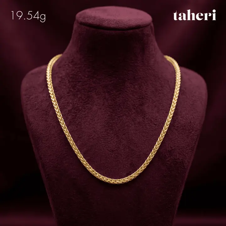 21k Yellow Gold Chain design 42 by TAHERI