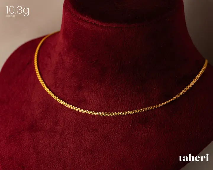21k Yellow Gold Chain design 44 by TAHERI