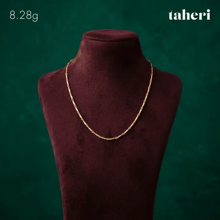 21k Yellow Gold Chain design 46 by TAHERI