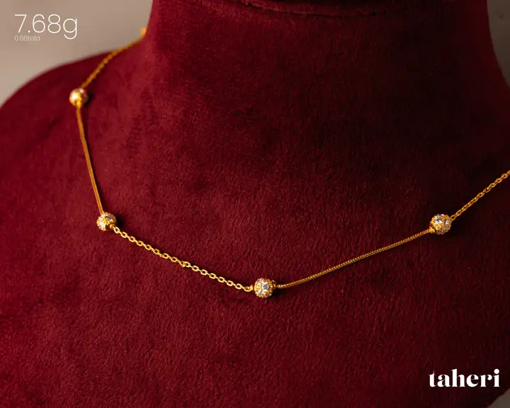 Yellow Gold Chain design 51 by TAHERI
