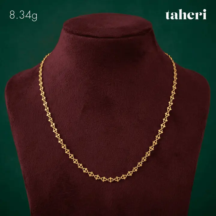 Yellow Gold Chain design 55 by TAHERI