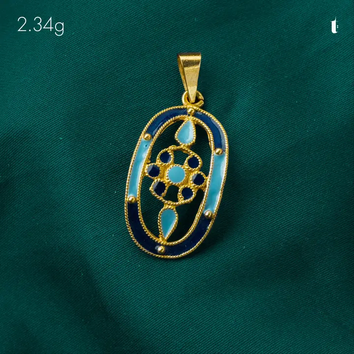 21k Yellow Gold Contemporary Locket design 29 by TAHERI