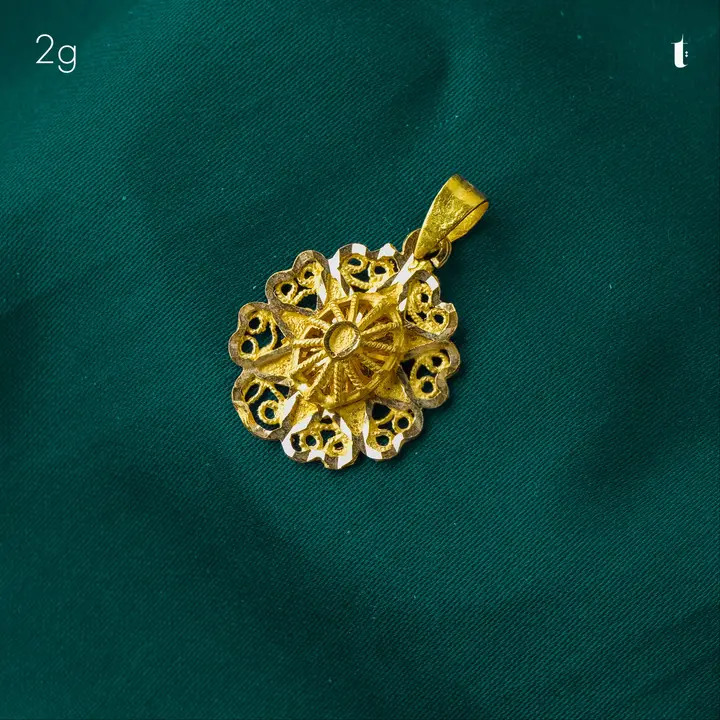 21k Two-Tone Gold Contemporary Locket design 37 by TAHERI