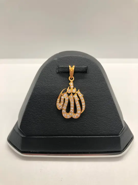 21k Yellow Gold Locket with Cubic Zirconia design 33 by TAHERI