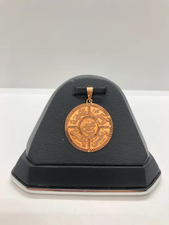21k Yellow Gold Locket design 44 by TAHERI