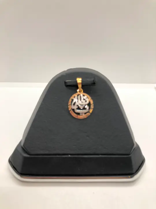 21k Two-Tone Gold Locket design 50 by TAHERI