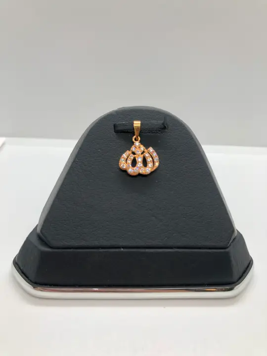 21k Yellow Gold Locket with Cubic Zirconia design 63 by TAHERI
