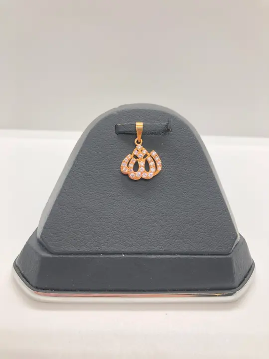21k Yellow Gold Locket with Cubic Zirconia design 64 by TAHERI