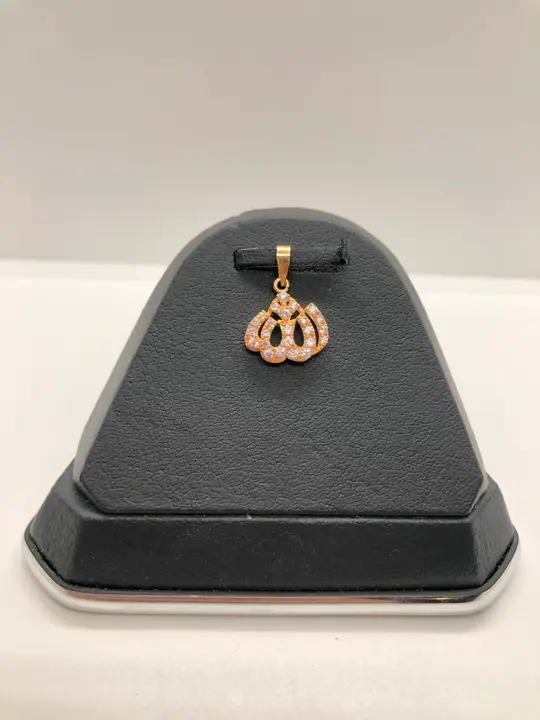 21k Yellow Gold Locket with Cubic Zirconia design 65 by TAHERI
