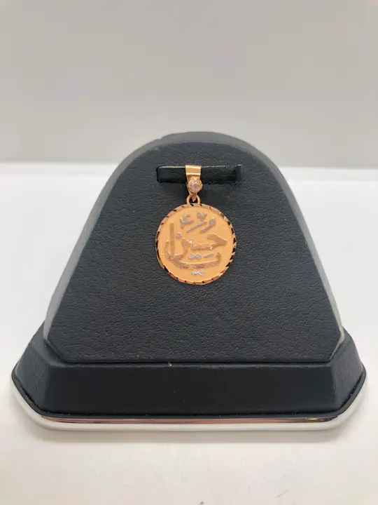 21k Two-Tone Gold Locket with Cubic Zirconia design 102 by TAHERI