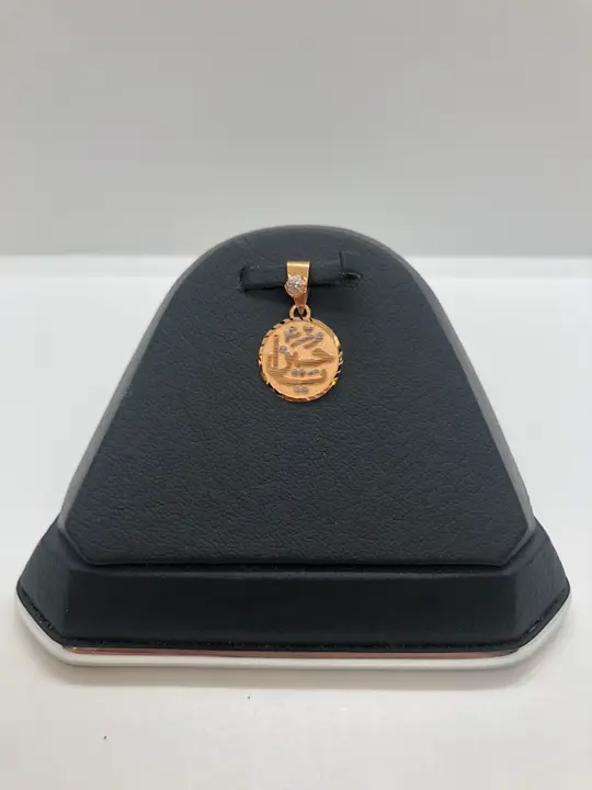 21k Two-Tone Gold Locket with Cubic Zirconia design 121 by TAHERI