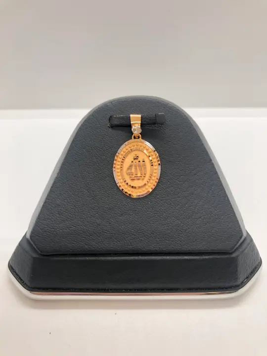 21k Two-Tone Gold Locket with Cubic Zirconia design 123 by TAHERI