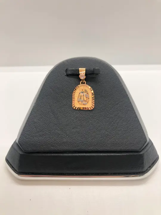 21k Two-Tone Gold Locket with Cubic Zirconia design 128 by TAHERI