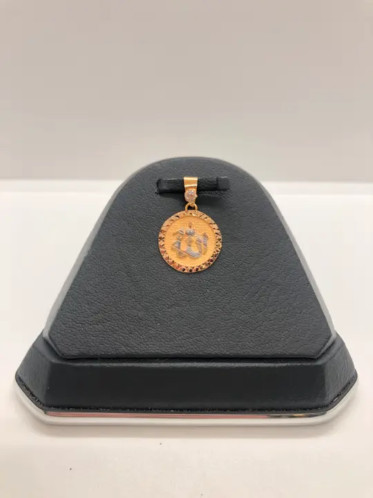 21k Two-Tone Gold Locket with Cubic Zirconia design 132 by TAHERI