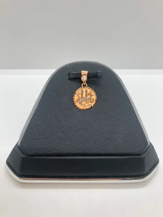 21k Two-Tone Gold Locket with Cubic Zirconia design 145 by TAHERI