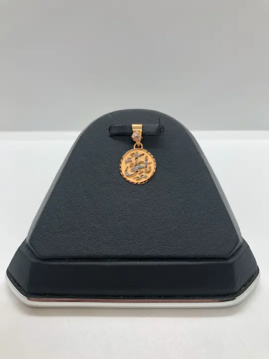 21k Two-Tone Gold Locket with Cubic Zirconia design 153 by TAHERI