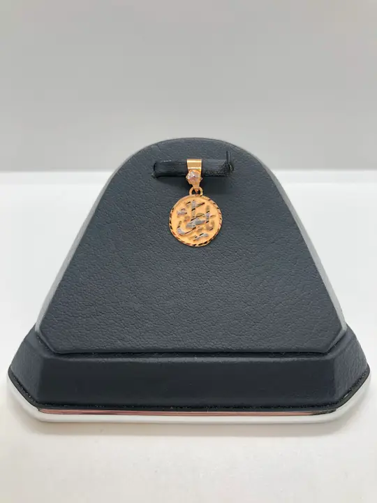 21k Two-Tone Gold Locket with Cubic Zirconia design 154 by TAHERI