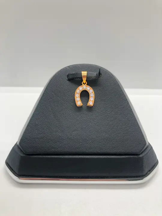21k Yellow Gold Locket with Cubic Zirconia design 198 by TAHERI