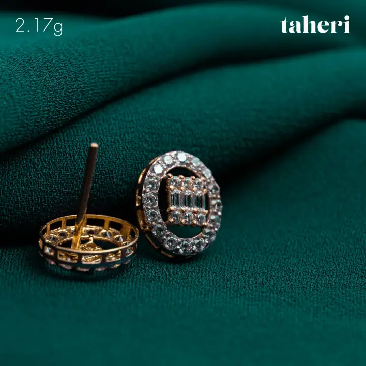 Yellow Gold Top with Cubic Zirconia design 116 by TAHERI