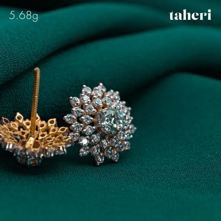 Two-Tone Top with Cubic Zirconia design 119 by TAHERI
