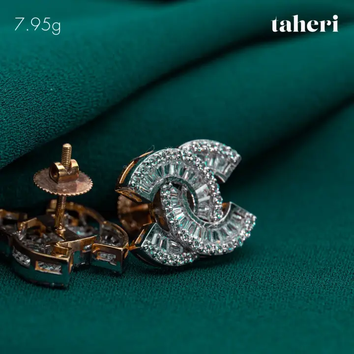 Two-Tone Top with Cubic Zirconia design 120 by TAHERI