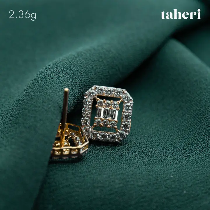 Two-Tone Top with Cubic Zirconia design 135 by TAHERI