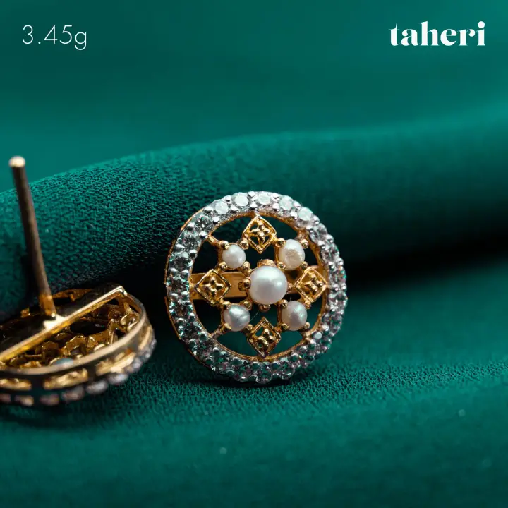 Two-Tone Top with Pearl design 139 by TAHERI