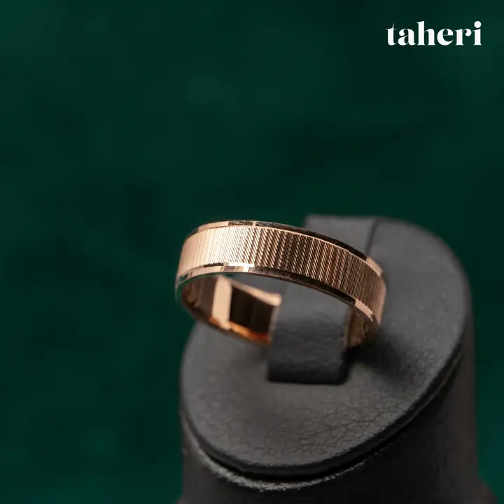 21k Rose Gold Band design 37 by TAHERI