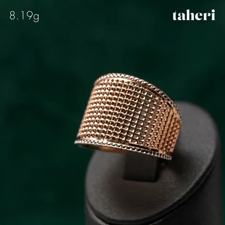 21k Rose Gold Band design 38 by TAHERI