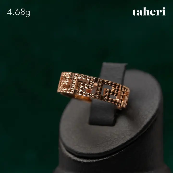 21k Rose Gold Band design 40 by TAHERI