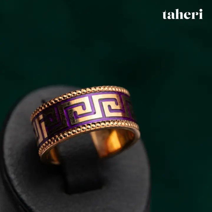 Yellow Gold Band design 61 by TAHERI