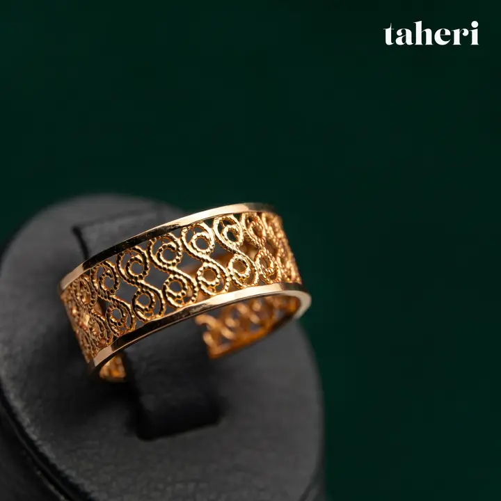 Yellow Gold Band design 63 by TAHERI