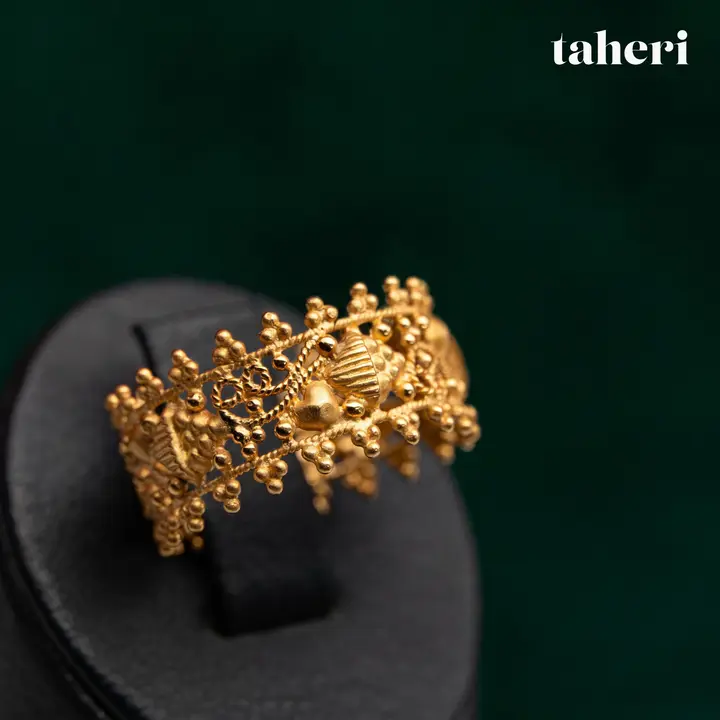 Yellow Gold Band design 64 by TAHERI
