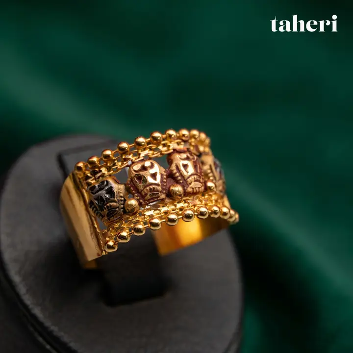 Yellow Gold Band design 75 by TAHERI
