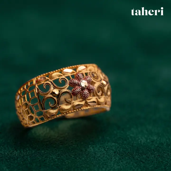 Yellow Gold Band design 83 by TAHERI