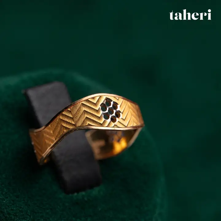 Yellow Gold Band design 84 by TAHERI