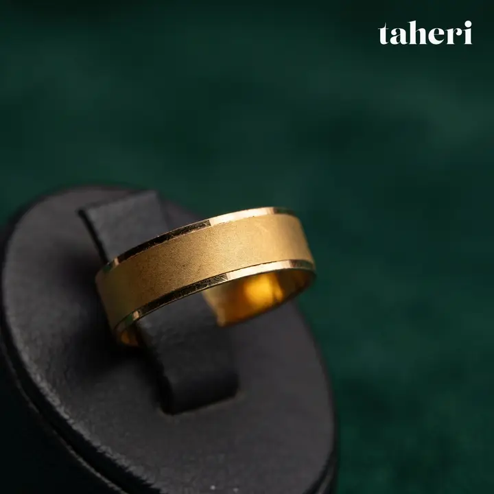 Yellow Gold Band design 111 by TAHERI