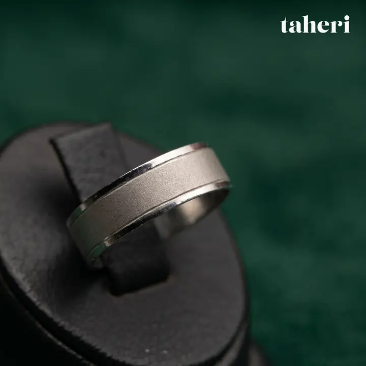 White Gold Band design 125 by TAHERI